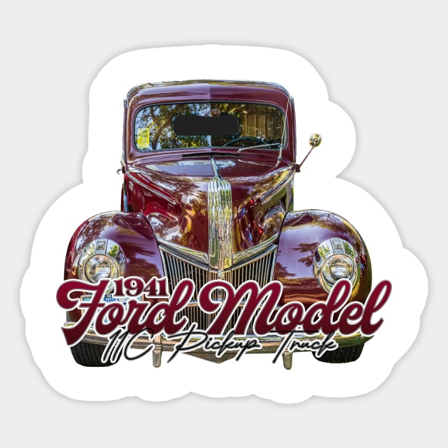 1941 Ford Model 11C Pickup Truck Sticker by Gestalt Imagery